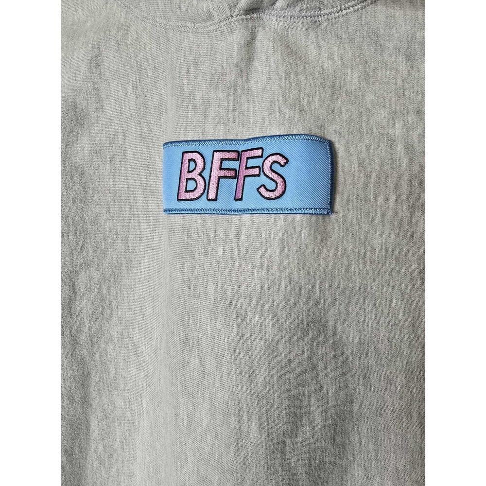 Barstool Sports BFFs Gray Hoodie Size Large Unisex Streetwear Casual - Picture 3 of 6